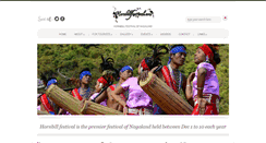 Desktop Screenshot of hornbillfestival.com